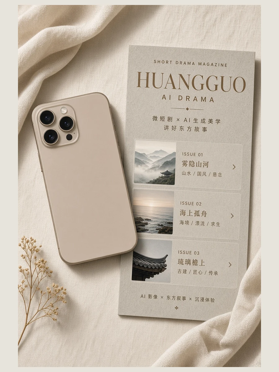 黄果ai短剧APP界面